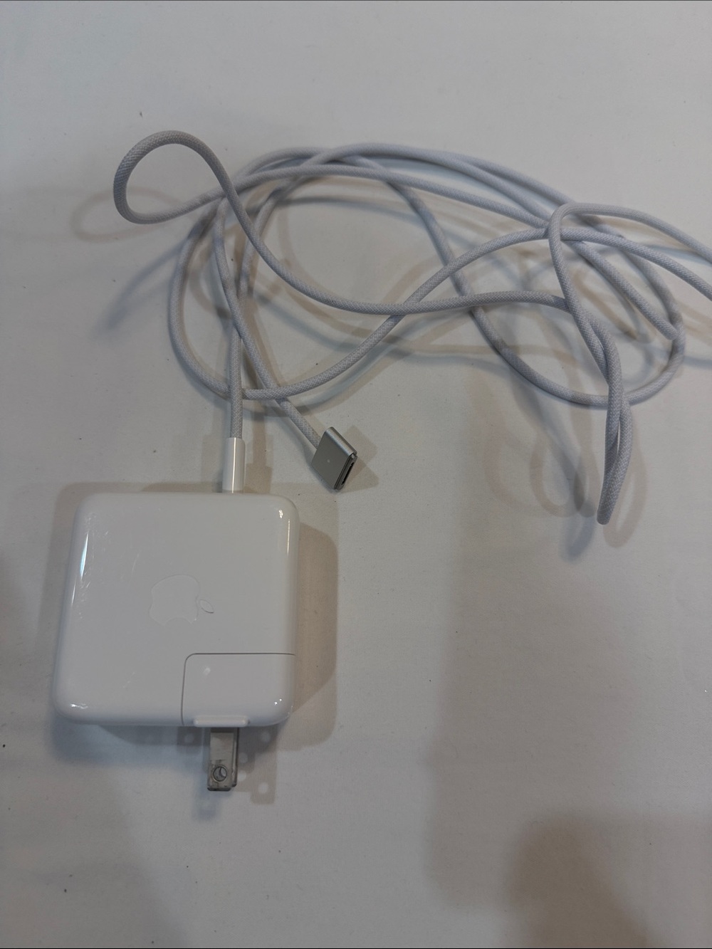 Apple White MagSafe Charger with Braided Cable